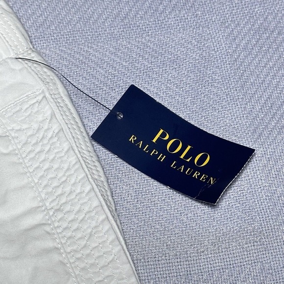 NEW Polo Ralph Lauren Pure White Spring IV Cotton Shorts Kids Boys Size 6 NWT - Picture 4 of 15